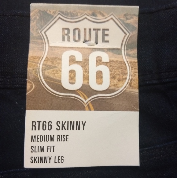 Route 66 skinny jeans sz 32 34 short NWT *U - Picture 2 of 3
